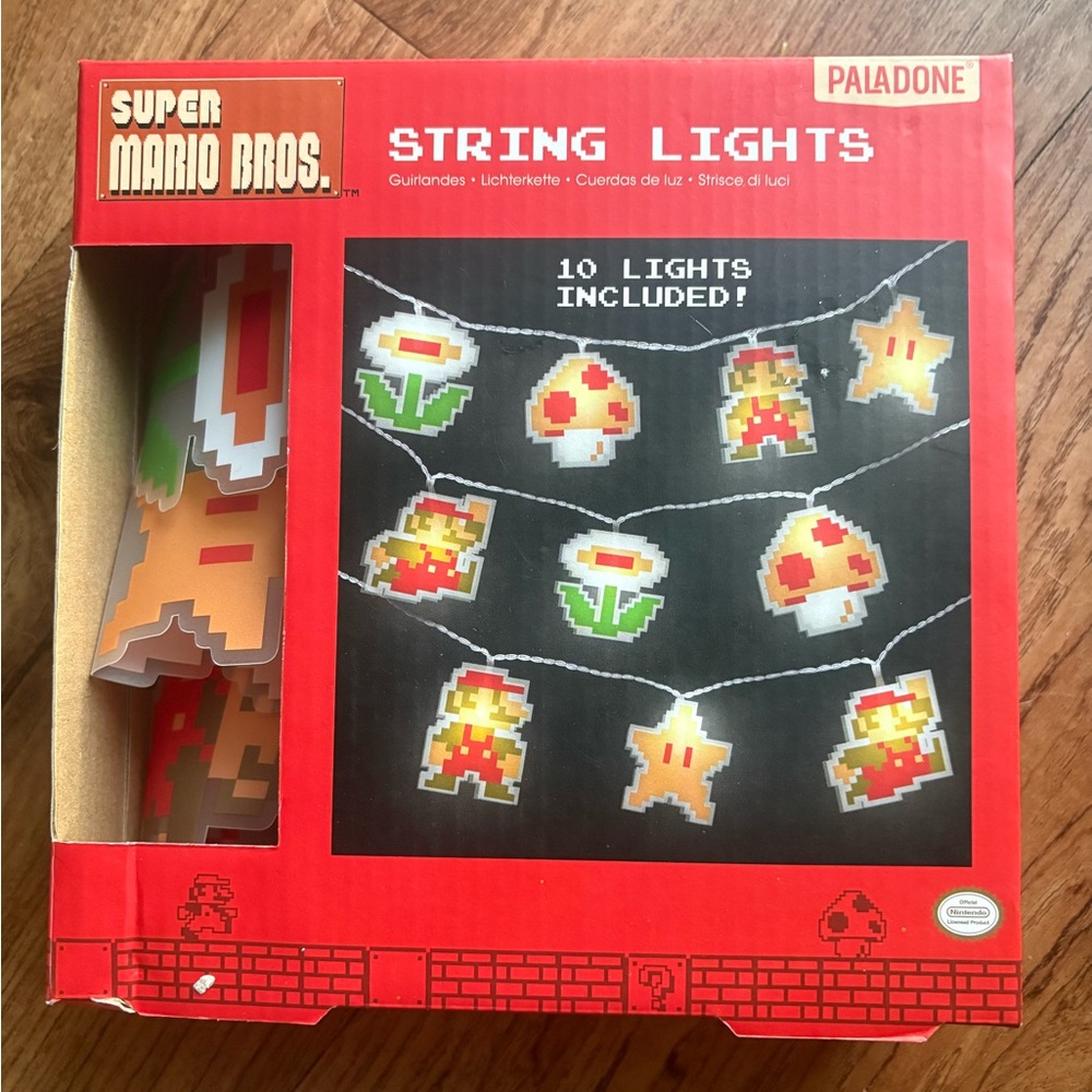Paladone Super Mario Bros. String Lights - Multicolor